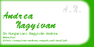 andrea nagyivan business card